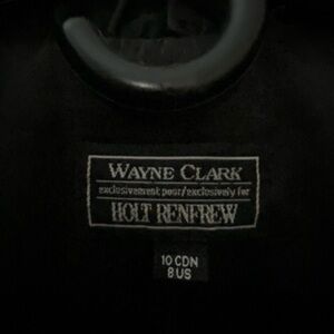 80s strapless Black Dress by Wayne Clark for Holt Renfrew with matching blazer